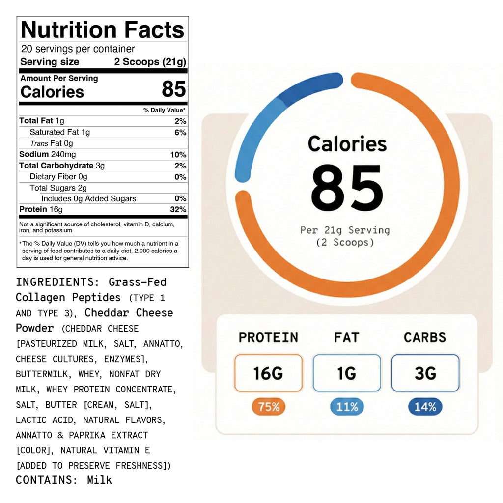 Cheesy Cheese - Collagen Protein